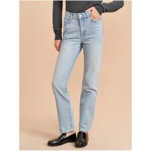 La Ligne Molly high-rise straight ligh blue jean size 23